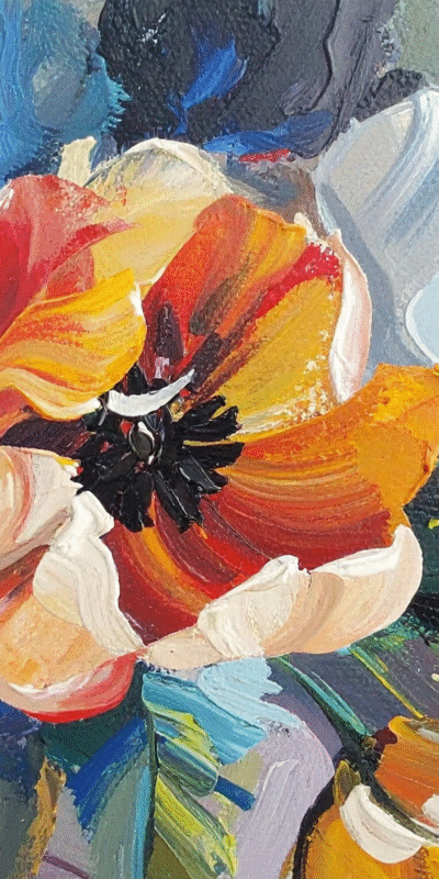 Bloom in Impasto