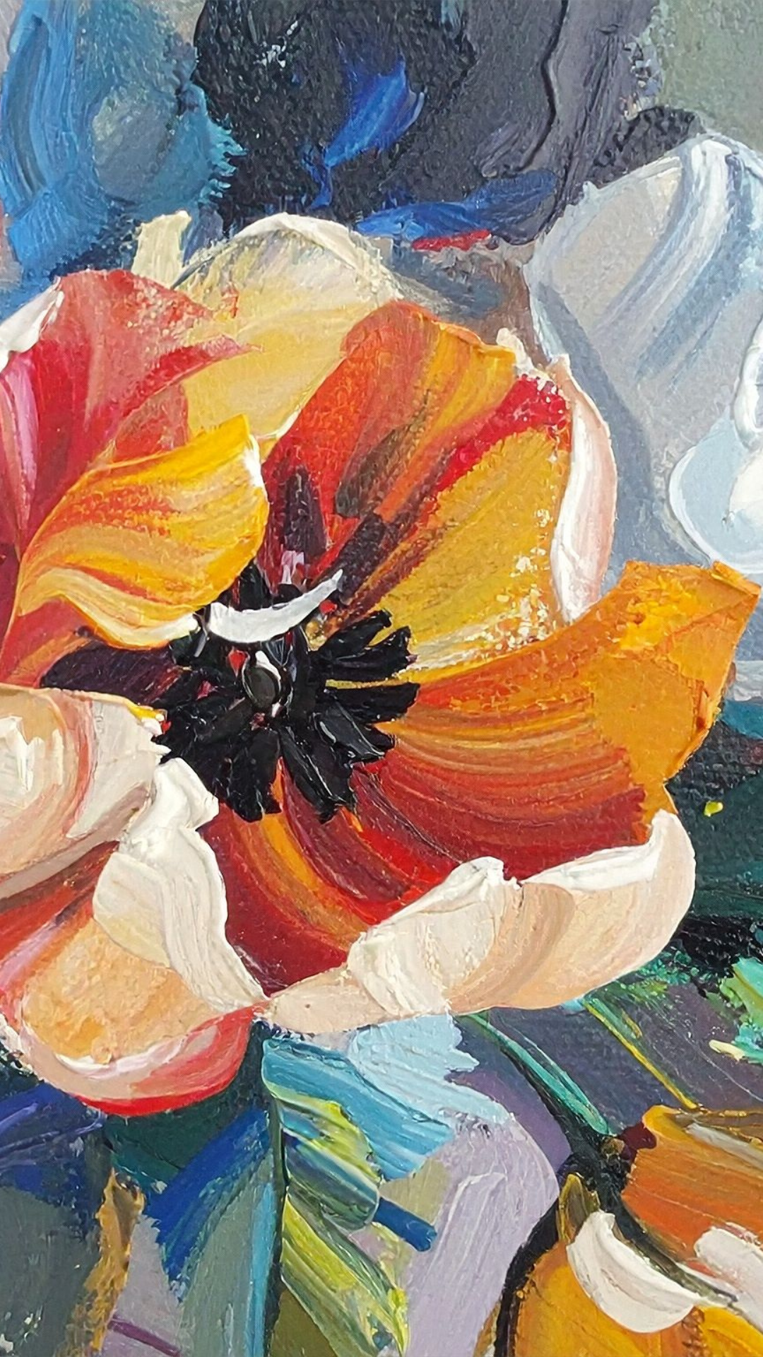 Bloom in Impasto