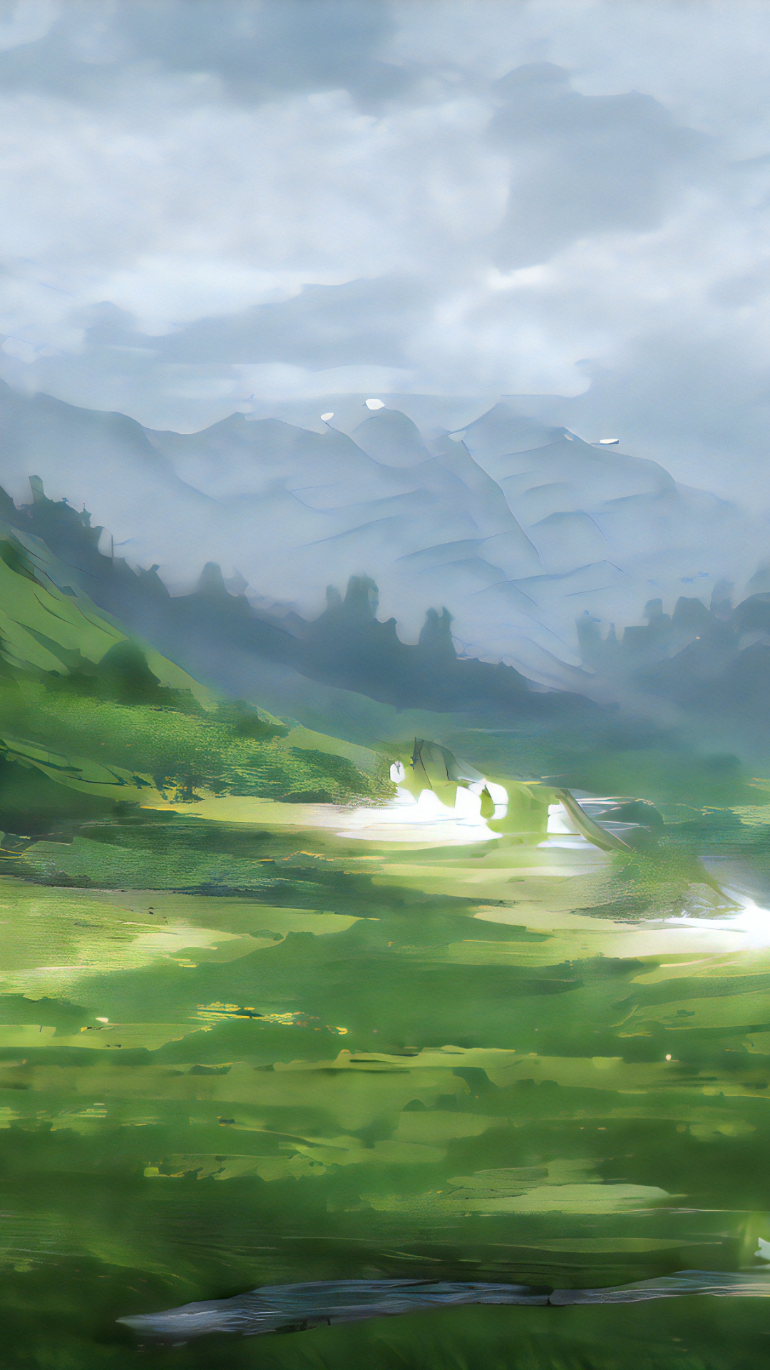 Valley Under Cloud